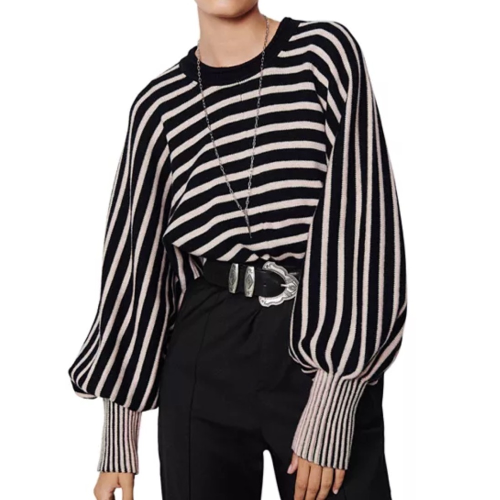 NWT ba&sh Black Mayol Sweater